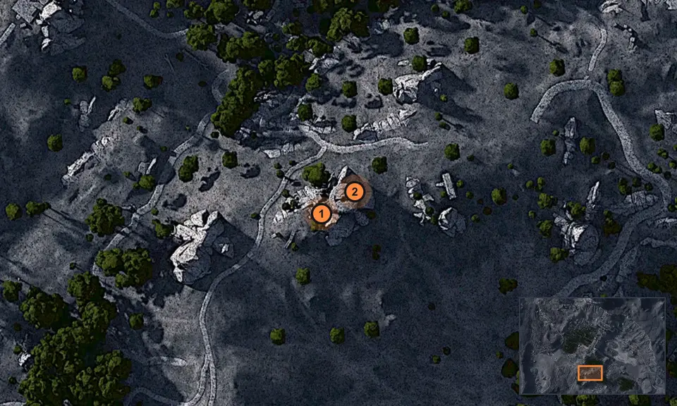 Campos de Batalha da Represa: pontos da missão no mapa