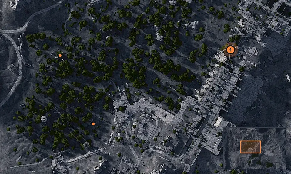 Dam Battlegrounds: точки задания на карте