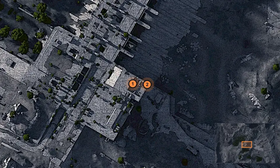 Dam Battlegrounds: точки задания на карте