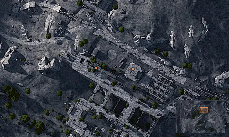 Dam Battlegrounds: точки задания на карте