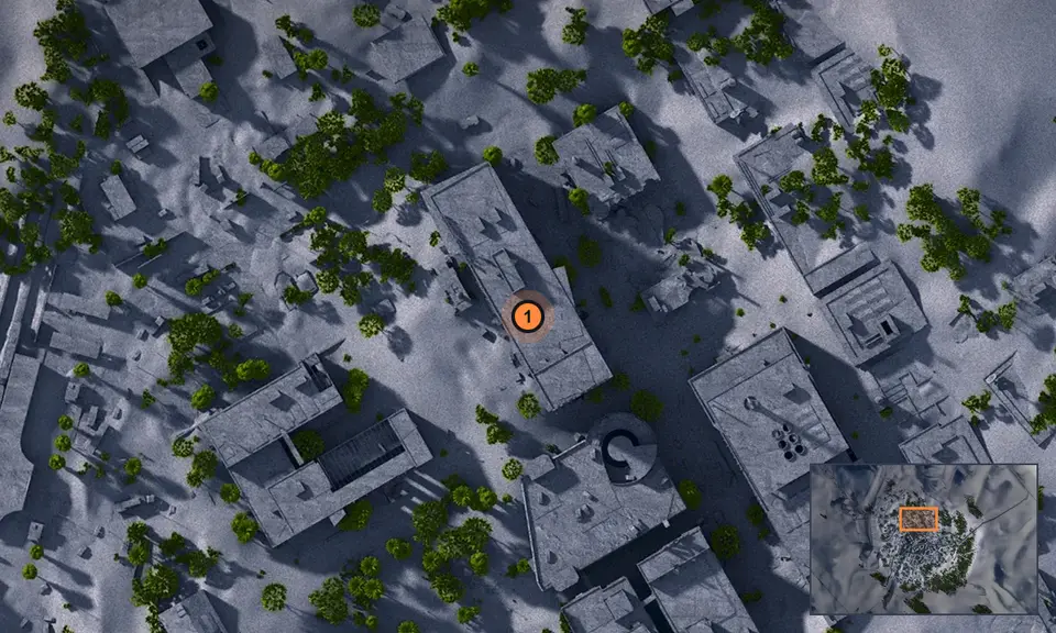 Buried City: точки задания на карте