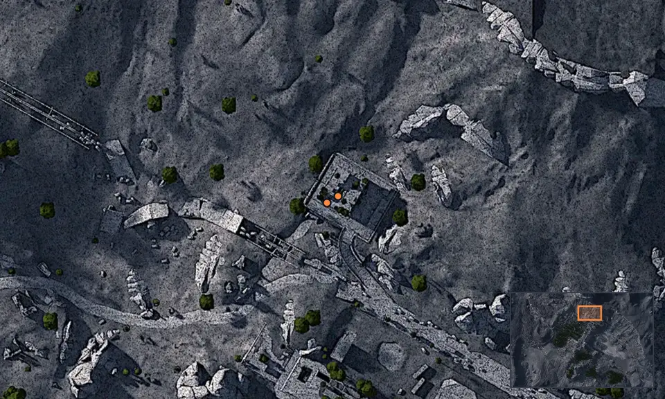 Campos de Batalha da Represa: pontos da missão no mapa