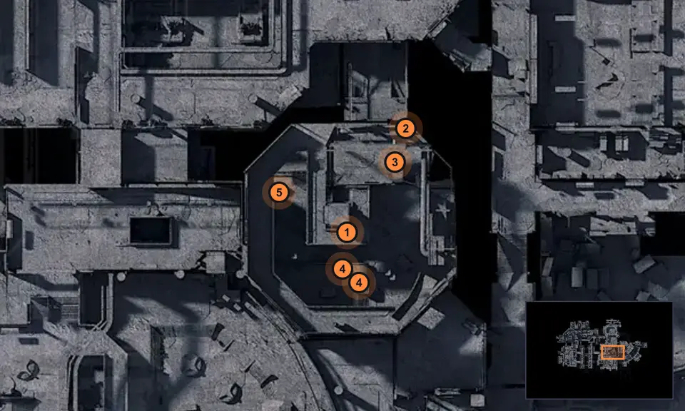 Stella Montis: quest spots on the map