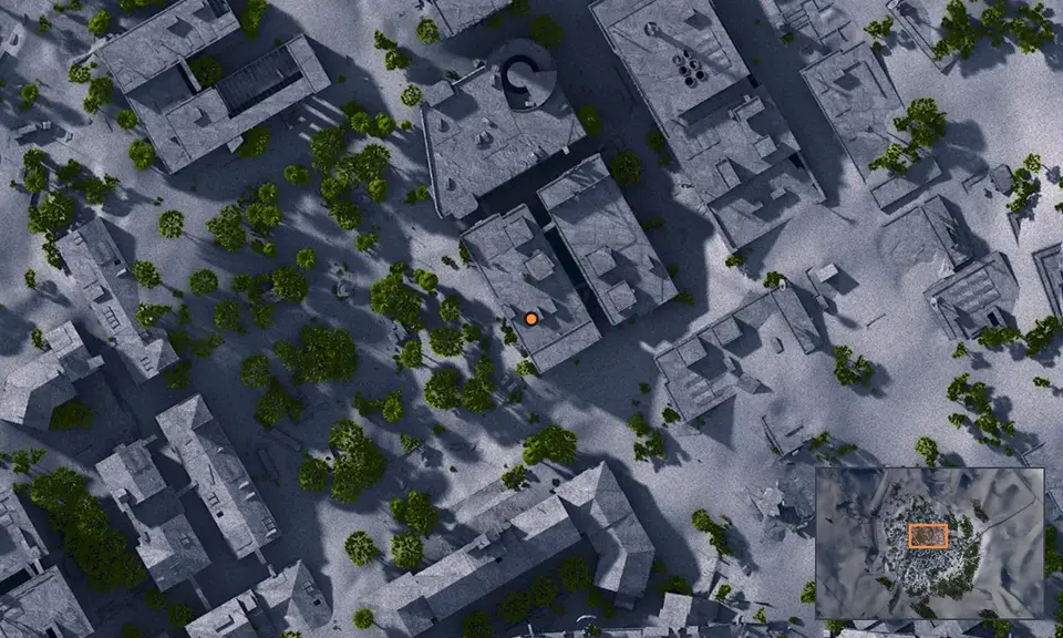 Buried City: точки задания на карте