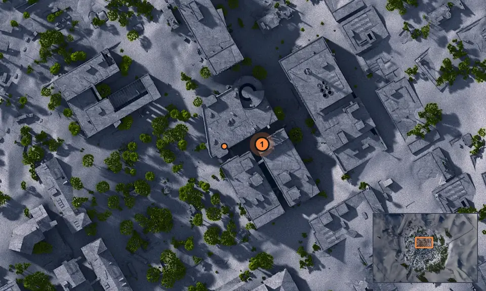 Buried City: точки задания на карте