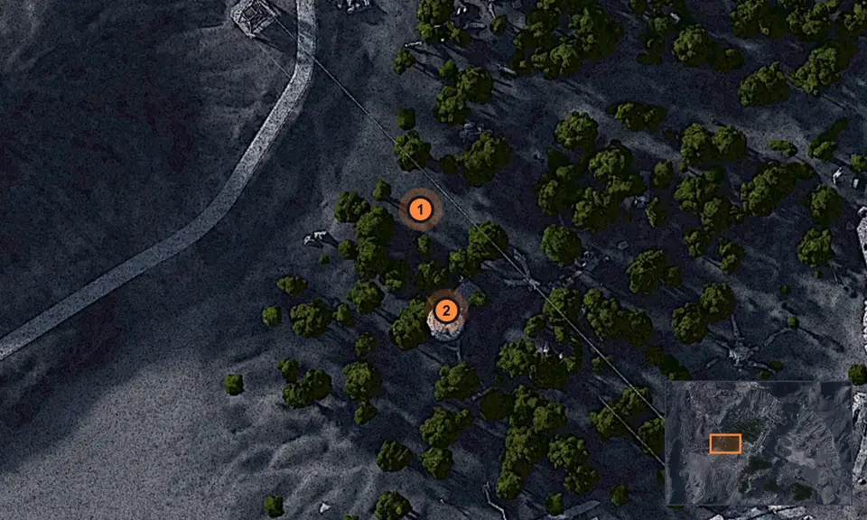 Dam Battlegrounds: точки задания на карте